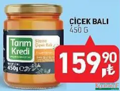 TARIM KREDİ ÇİÇEK BALI 450 G fiyat ve kampanya bilgisi